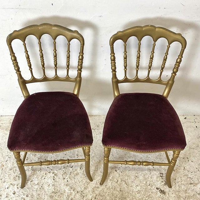 Napoleon III Charivari Chairs, Set of 2 For Sale - Image 6 of 9