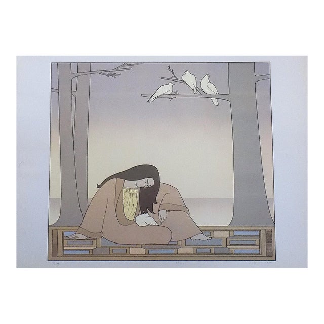 Vintage 20th Century Signed/Titled Will Barnet Lithograph "Paean" For Sale