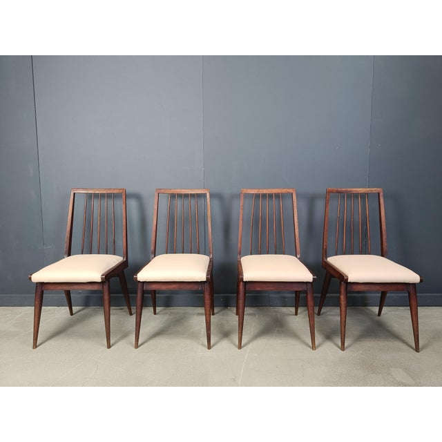 1960s Scandinavian Dining Chairs, 1960s, Set of 4 For Sale - Image 5 of 10