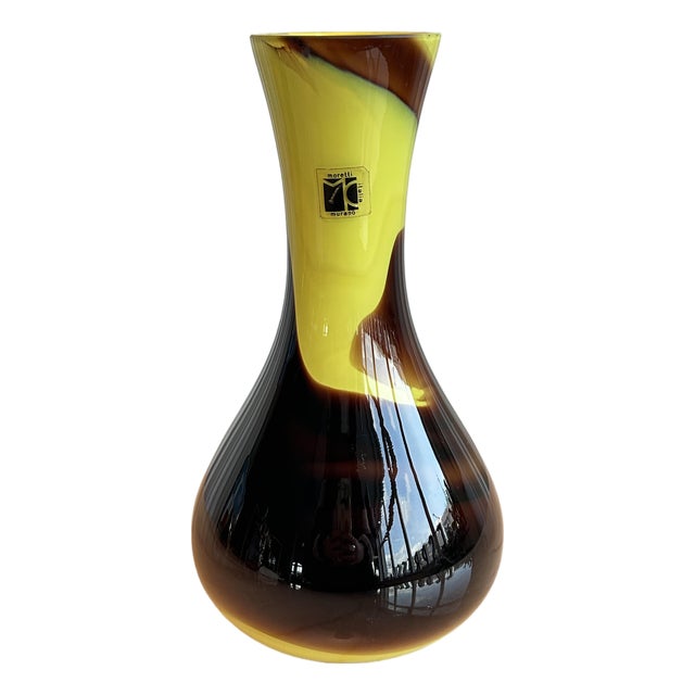 Space Age Murano Glass Vase by Carlo Moretti, Italy, 1970s For Sale