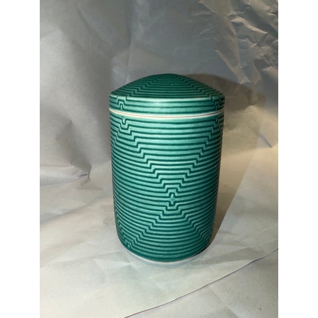 2000 - 2009 Nichibei Potters, Japanese American Contemporary Lidded Pottery Jar For Sale - Image 5 of 10