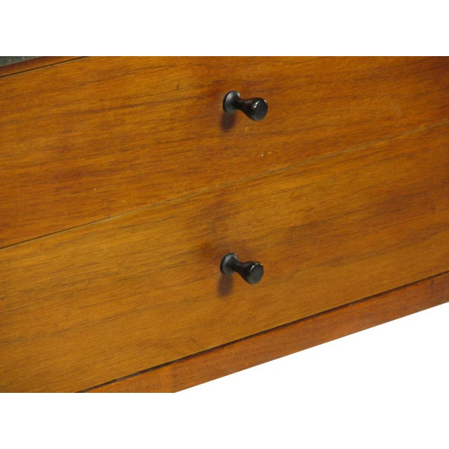 Wood 1950s Milo Baughman Style End Table For Sale - Image 7 of 10