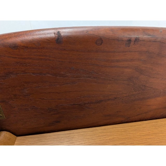 1950s Authentic Hans Wegner Valet Chair Jh540 Johannes Hansen Teak/Oak Stamped - MCM For Sale - Image 16 of 18