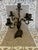 Gothic Mid 20th Century 5 Arm French Baroque, Gothic Candlestick For Sale - Image 3 of 12