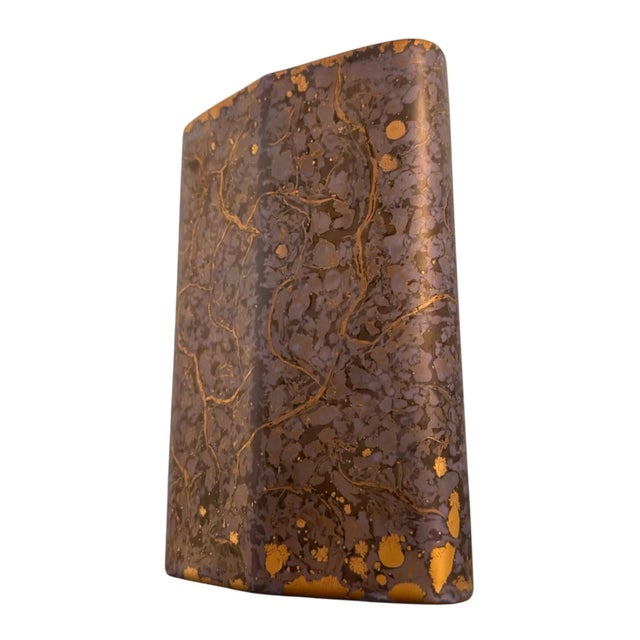 1980s Helmut Dresler's "Goldfeuer": Rosenthal Porcelain Art Vase For Sale - Image 11 of 18