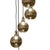 Modern Sculptural Hanging Lamp in Glass and Metal For Sale - Image 6 of 12