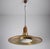 Mid-Century Teak and Brass Pendant Lamp, Italy, 1960s For Sale - Image 3 of 14