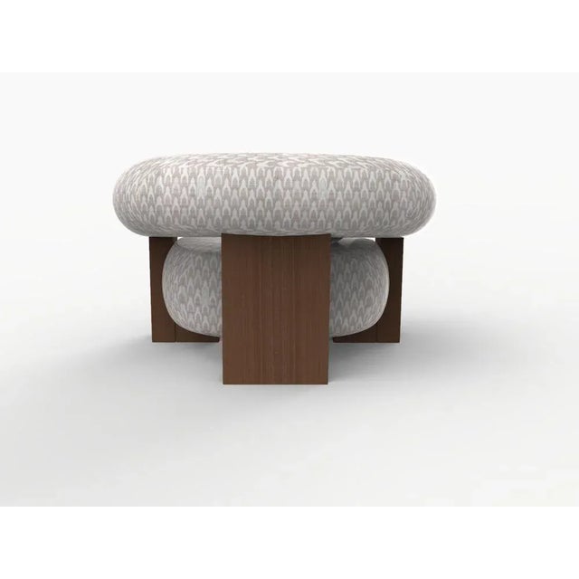 Cassette Armchair in Baldac Beige and Smoked Oak by Alter Ego for Collector, in New conditions. Designed from 2000