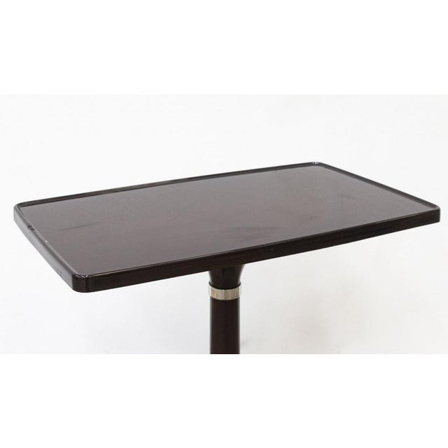 Kastilia 1970s coffee table with wheels in plastic and wood The brand is not present because over the years the sticker...