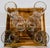 Vintage Ned Smith Waterfowl Series Highball Glasses Set of 6 - 22k Gold Rim Crinkle Textured For Sale - Image 4 of 13