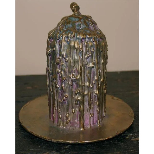 2010s Patinated and Detailed Bronze Ivan Palmer "No Voice" For Sale - Image 5 of 8