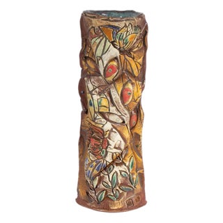 2012 Signed Studio Pottery Vase by Barry Unitas Barnes For Sale
