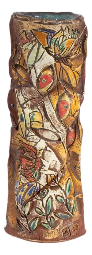 2012 Signed Studio Pottery Vase by Barry Unitas Barnes