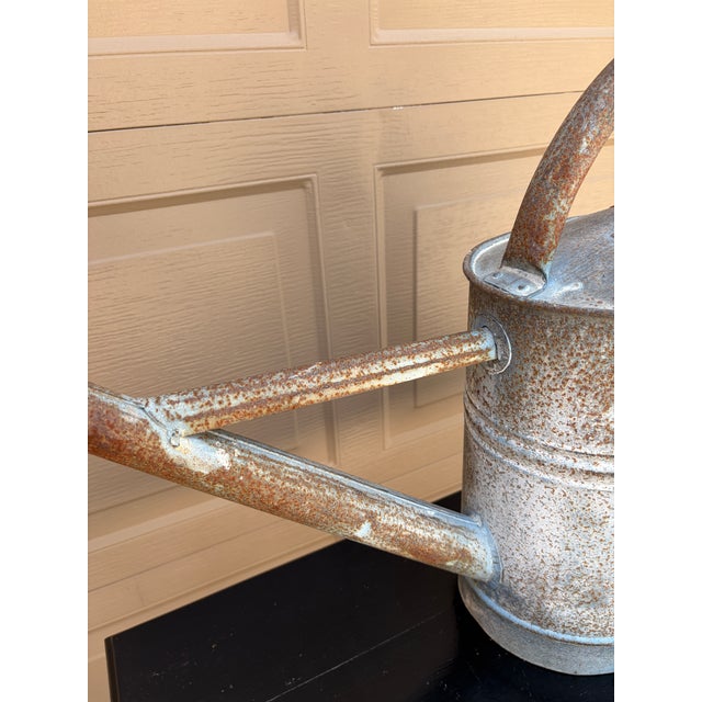 Vintage Galvanized Steel & Copper Watering Can, Circa 1940s For Sale In South Bend - Image 6 of 12