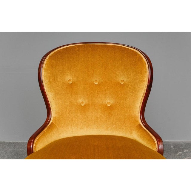 Mid-Century Armchairs in Yellow, Mid-20th Century, Set of 2 For Sale - Image 14 of 18