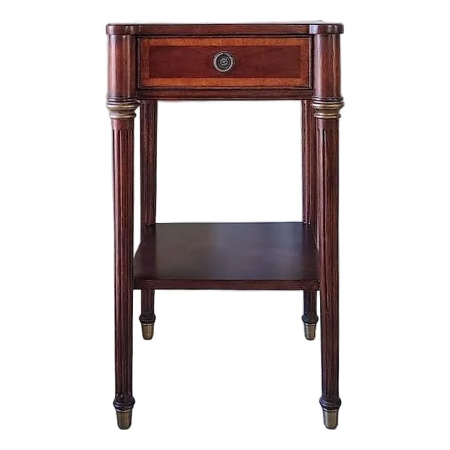 Mahogany Accent Table by Ethan Allen For Sale