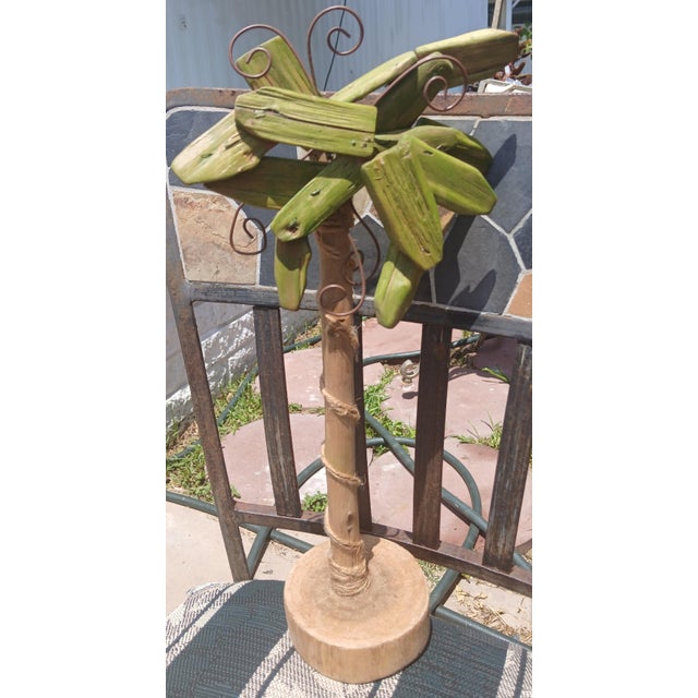 Vintage Folk Art Palm Tree For Sale - Image 4 of 9