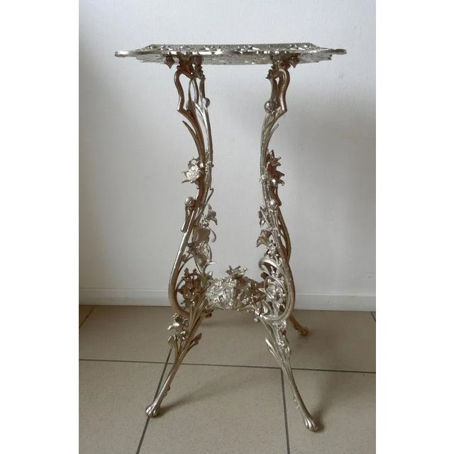 German Silver Plated Table, in Good conditions. Designed 1950 to 1959