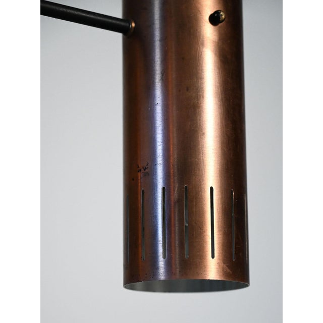 Copper Scandinavian Copper Pendant Lamp, 1950s For Sale - Image 8 of 9