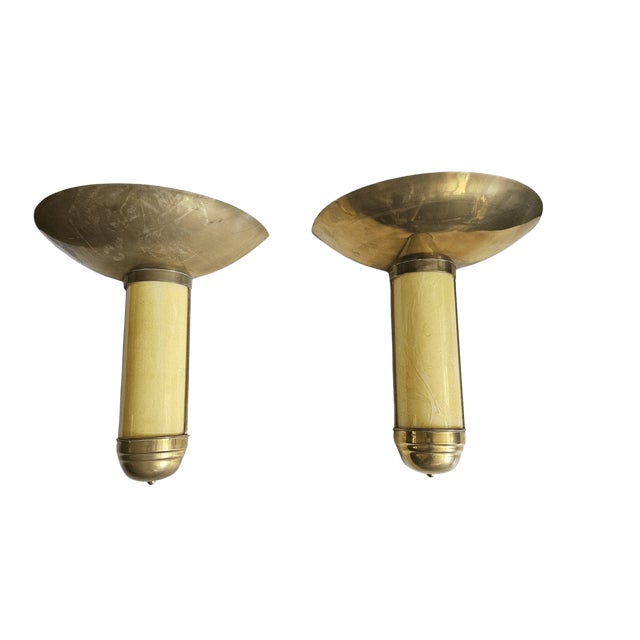 Vintage Art Deco Wall Lights from Casino Cherbourg, 1930s, Set of 2 For Sale - Image 6 of 7