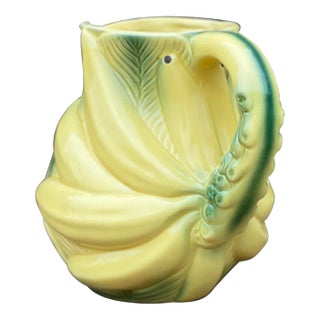 Vintage Majolica Banana Pitcher For Sale