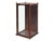 1990s Vintage Square Brown Frame Glass Door Display Case Box For Sale - Image 5 of 13