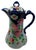 Vintage Nippon Style Cobalt Blue and Pink Chocolate Pot For Sale - Image 10 of 12