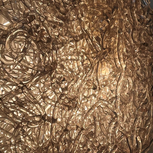 Mid-Century Modern Light Panel in Chrome-Plated Metal and Acrylic by Nucleo Forme, 1980s For Sale - Image 3 of 6