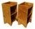 Light Wood Bedside Tables with Top Edges, 1990s, Set of 2 For Sale