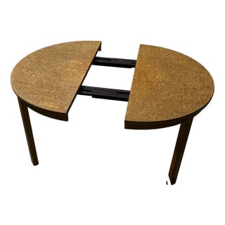 Round Wooden Extendable Table, Sweden, 1960s For Sale