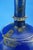 Cobalt Blue Scavo Glass Bottle Vase attributed to Mario Pinzon for Seguso, Italy, 1960s For Sale - Image 11 of 17