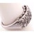 Metal 14 Karat White Gold Contemporary Diamond Band Wedding Anniversary Ring, Size 5.5 For Sale - Image 7 of 10