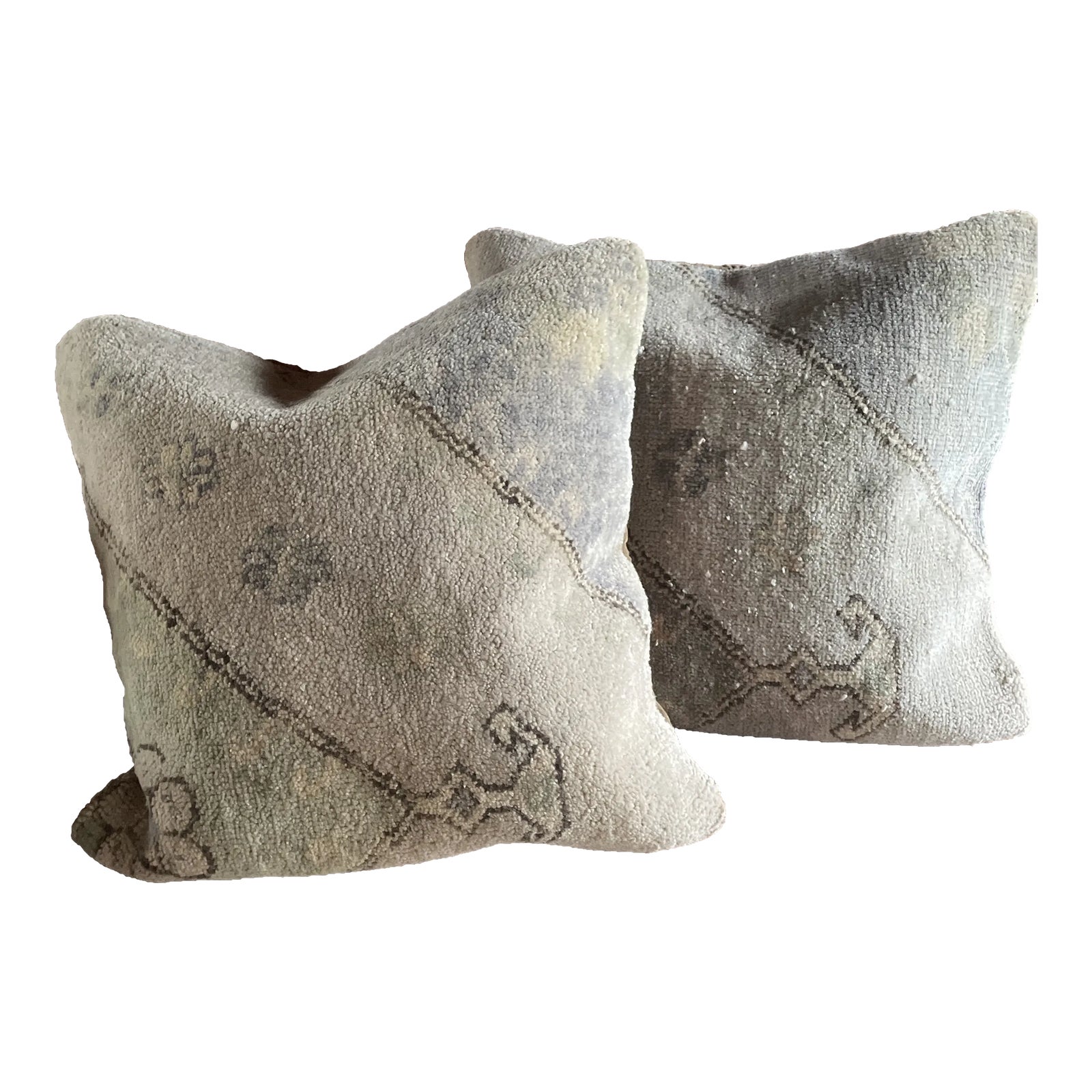 Early 21st Century Pottery Barn Southwestern Tribal Kilim Large Pillow