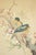 Textile Showa Era Oda Hideaki, "Peonies and Blue Birds" Japanese Silk Scroll Painting For Sale - Image 7 of 15
