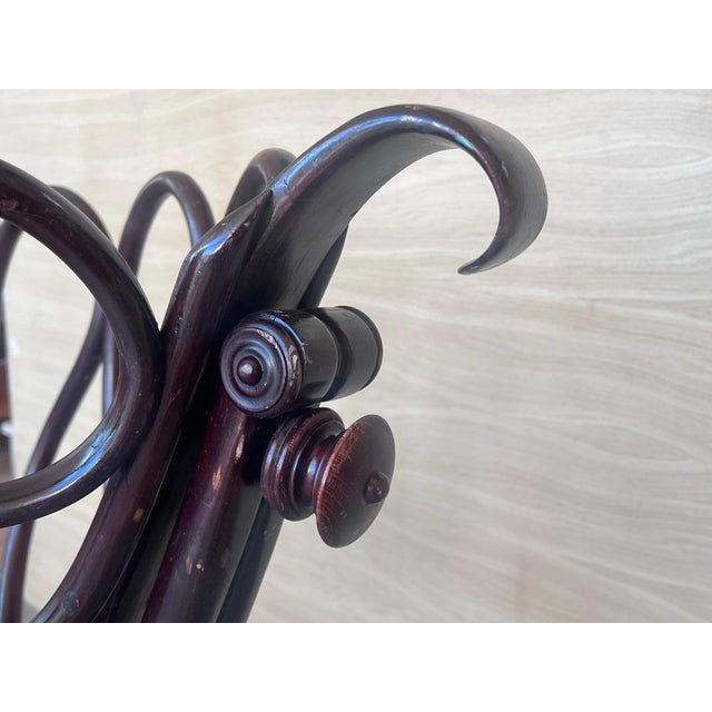 19th Century Viennese Jacob & Josef Kohn Attributed Bentwood Cradle For Sale - Image 14 of 18