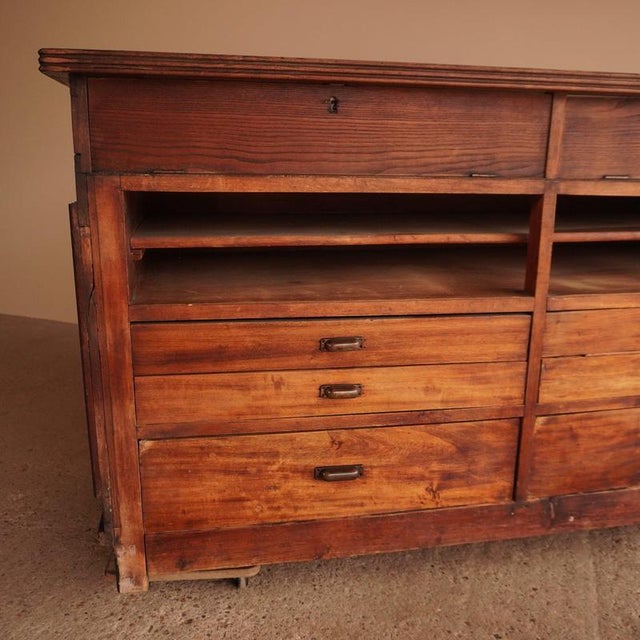 Fluted Shop Counter Kitchen Island For Sale - Image 14 of 18