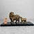 Beautiful and decorative copper statues of a sheep with a lamb. Dated in the 1970s and crafted in the Takaoka copper...