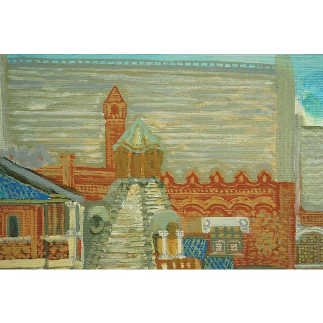 The Casina Delle Civette, Museum at Villa Torlonia, Rome, 20th Century, Oil on Canvas For Sale - Image 6 of 18