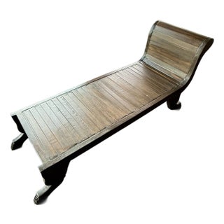 Early 20th Century Indonesian Lounge Chair For Sale