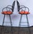 1960s 1960s Vintage Arthur Umanoff Bar Stools- a Pair For Sale - Image 5 of 9