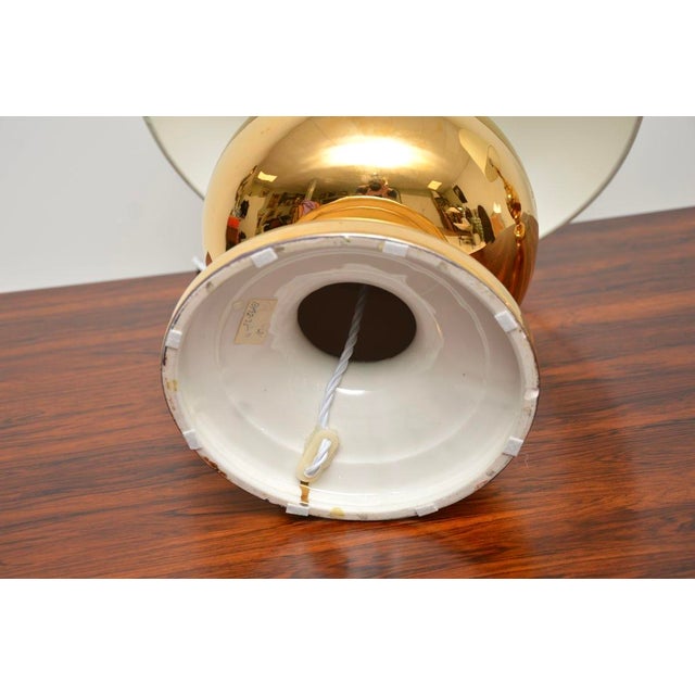 Vintage Italian Ceramic Table Lamps, 1960, Set of 2 For Sale - Image 12 of 13