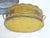 This French painted tole cache pot has a liner that you can plant in.