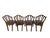 Late 20th Century Late 20th Century Baker Furniture Historic Charleston Federal Style Carved Mahogany Shield Back Dining Chairs - A Set of 2 For Sale - Image 5 of 12
