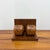 Mid-Century Modern Vintage Globe Inlaid Wooden Bookends - Pair For Sale - Image 3 of 6