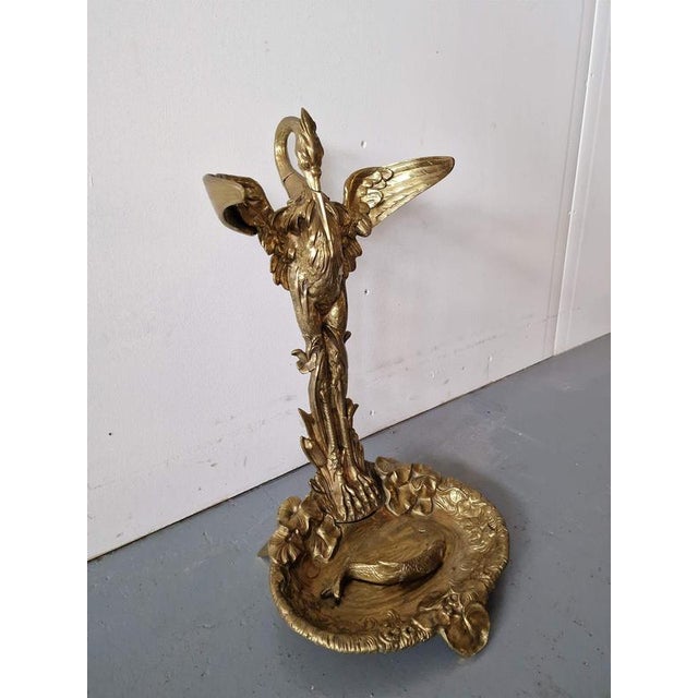 Bronze umbrella - walking stick holder.France.1920s.Bronze.Dimensions: height 53cm; 31x28cm
