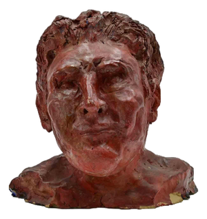 Sirio Pellegrini, Portrait, Terracotta Sculpture, 1960s