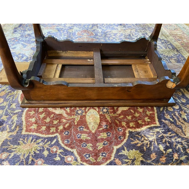 Antique Rectangular Mahogany Tea Table For Sale - Image 12 of 12