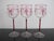 Early 20th Century Bohemian Hand Applied Ruby Grape Vine Dainty Crystal Cordial Wine Glass Set of 3 For Sale - Image 5 of 9