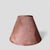 Rust Colored Faux Leather Suede Look Empire Lampshade For Sale - Image 4 of 7