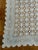 Farmhouse Vintage Handmade Crochet Coverlet Throw Blanket or Tablecloth Cottagecore Home Decor For Sale - Image 3 of 12